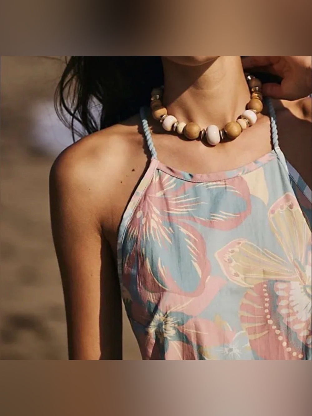 Free People Deserted Island Mini Dress NWOT - Picture 3 of 9
